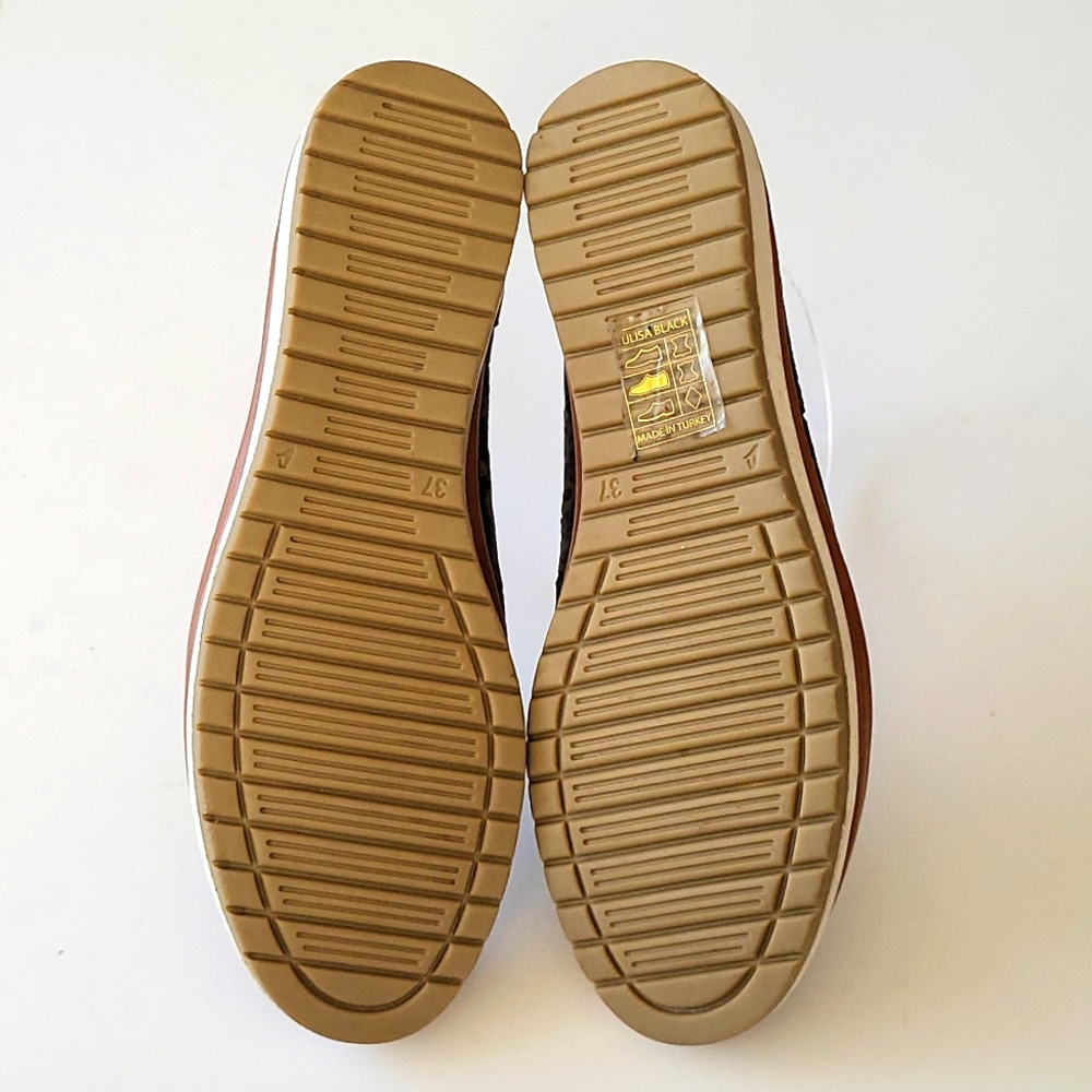 SPRING STEP "TULISA" LASER CUT LEATHER FLATS Size 6.5 / 37 - Picture 5 of 8